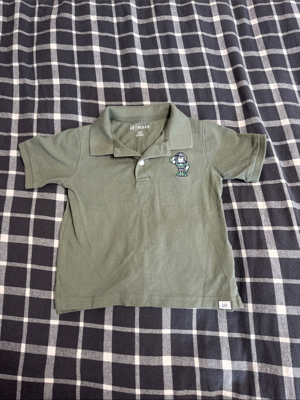 NWOT GAP Olive Green Boys' Buzz Lightyear Polo
